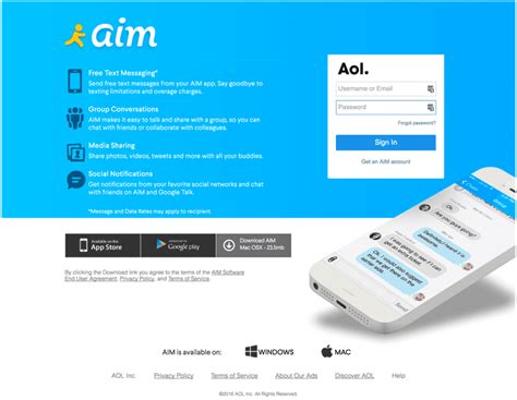 AIM Login .